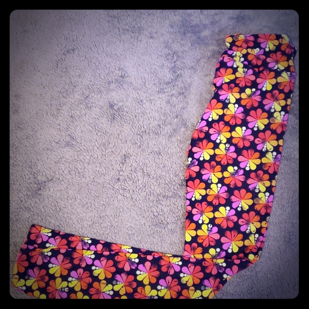 Lularoe OS Floral leggings